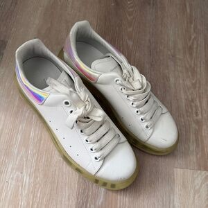 Alexander McQueen Oversized Iridescent Heel Sneakers – US 9 / EU 40